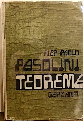 Pier Paolo Pasolini Teorema 1968 Milano Garzanti